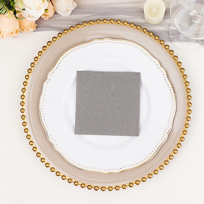 20 Square 10x10 in Disposable Airlaid Paper Cocktail NAPKINS Party Decorations - Picture 93 of 106