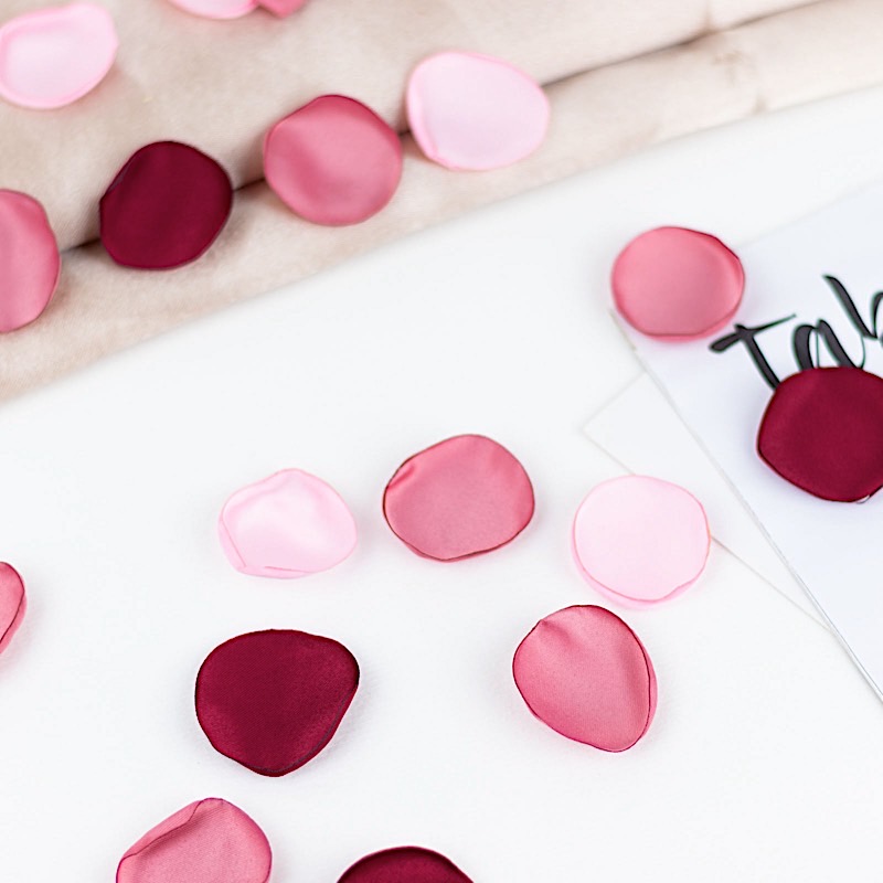 400 Matte Silk Rose Petals Round Artificial Flowers Table CONFETTI Party Events - Picture 38 of 81