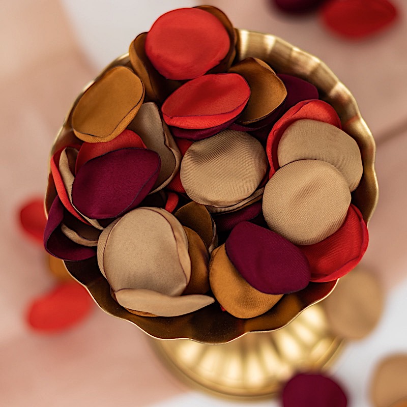 400 Matte Silk Rose Petals Round Artificial Flowers Table CONFETTI Party Events - Picture 73 of 81