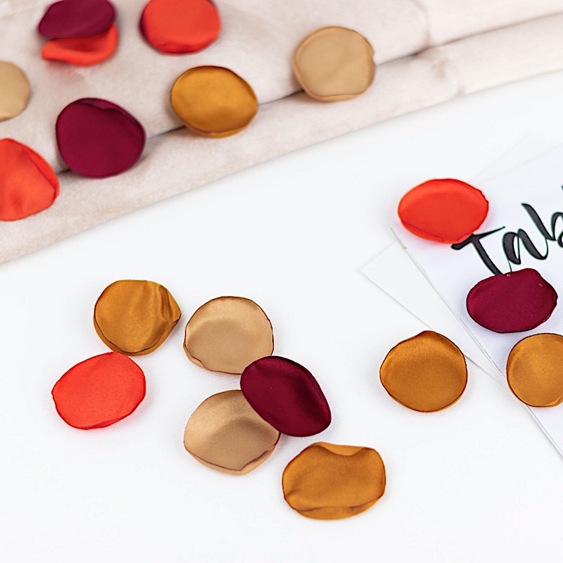 400 Matte Silk Rose Petals Round Artificial Flowers Table CONFETTI Party Events - Picture 74 of 81