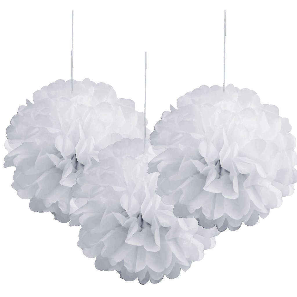 6 pcs 6" POM POM BALLS WEDDING PARTY Centerpieces Decorations WHOLESALE - Picture 11 of 12