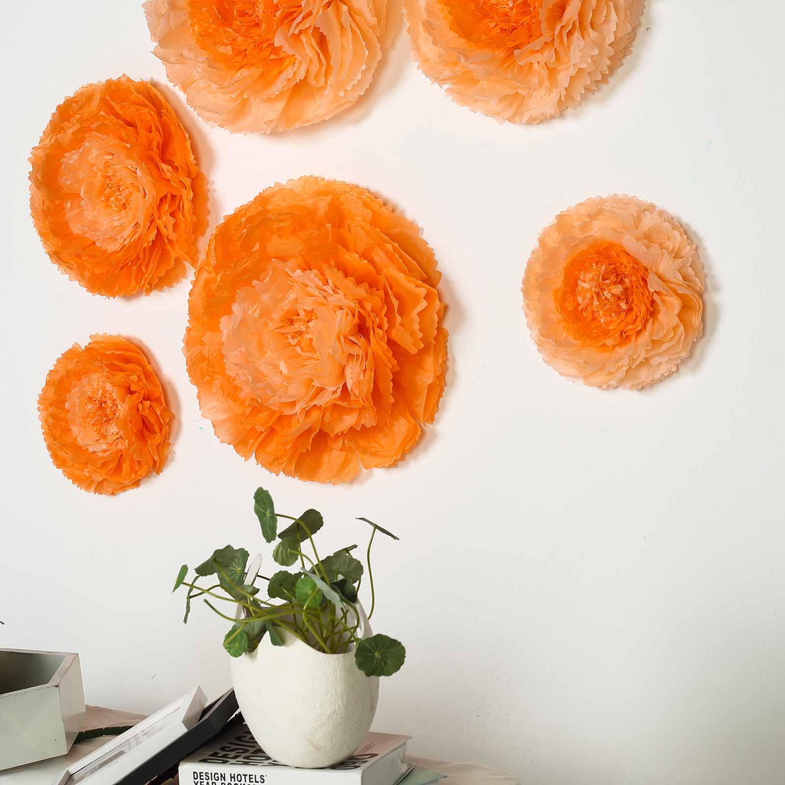 7 9 11 in Papel Tejido Claveles Flores Fondo de Pared Evento Fiesta Decoraciones - Imagen 27 de 60