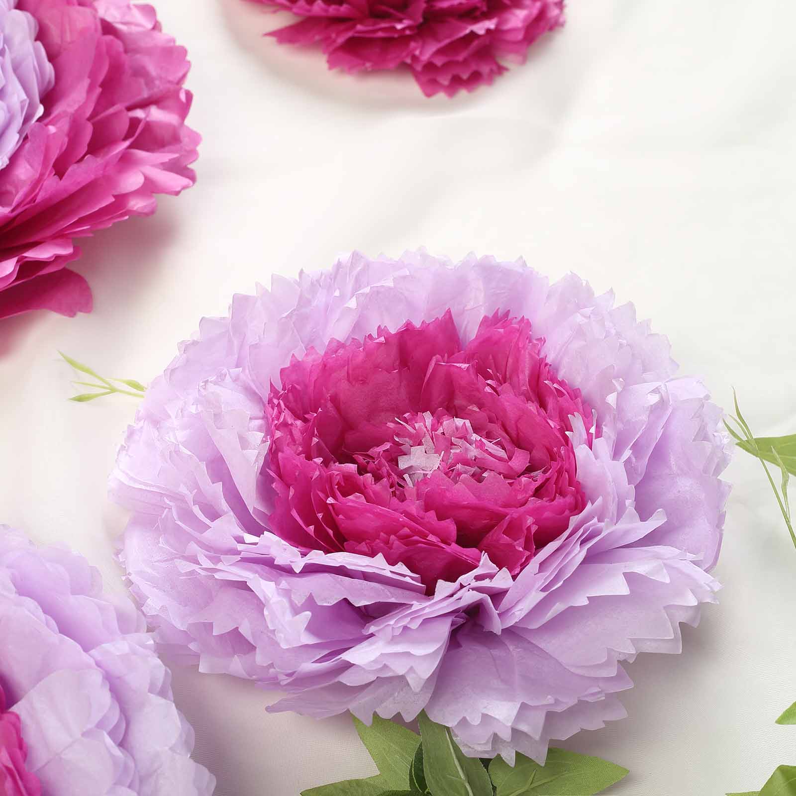 7 9 11 in Papel Tejido Claveles Flores Fondo de Pared Evento Fiesta Decoraciones - Imagen 39 de 60