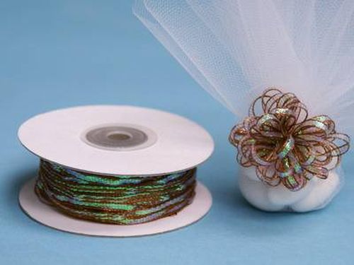 1/8" x 50 yards PULL String Organza RIBBON for Wedding FAVORS Bows Decorations - Picture 5 of 7