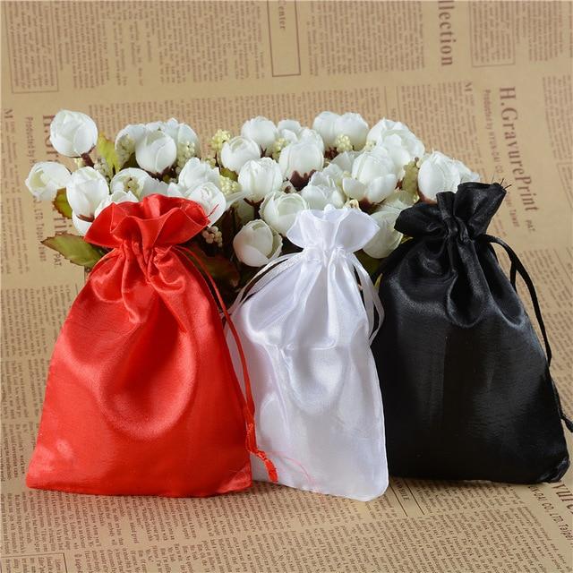 5x7" SATIN BAGS with Pull String Wedding Party Gift Favors Pouches Wholesale - Picture 8 of 127
