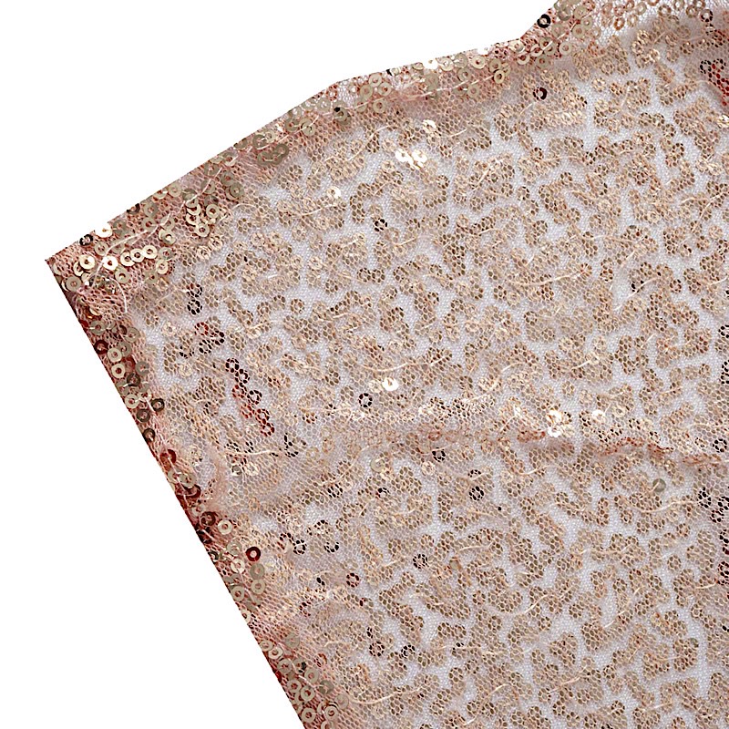 60" x 102" Sequin RECTANGULAR Tablecloth Dinner Wedding Linens Party Decorations - Picture 12 of 54