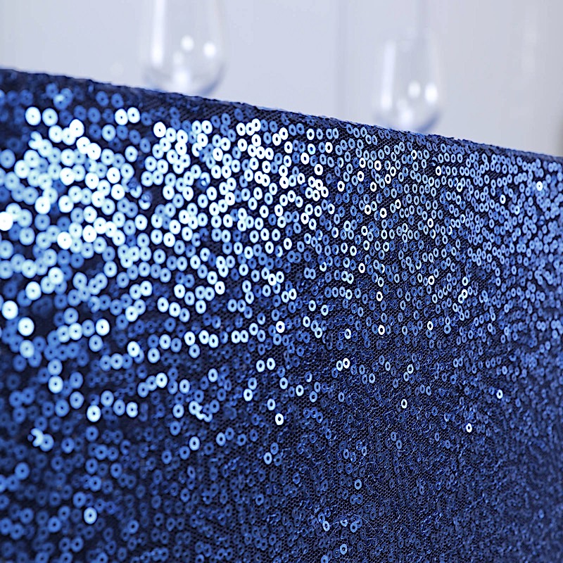 90" x 156" Sequin RECTANGULAR Tablecloth Dinner Wedding Linens Party Decorations - Picture 50 of 93
