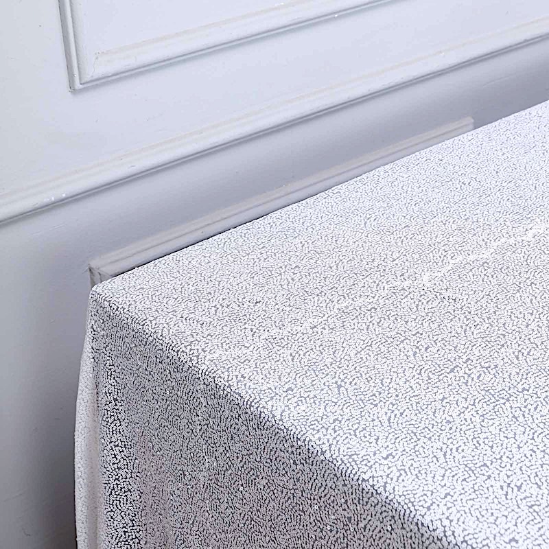 90" x 156" Sequin RECTANGULAR Tablecloth Dinner Wedding Linens Party Decorations - Picture 93 of 93