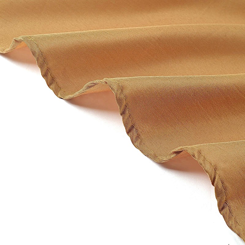 132-Inch Polyester Round Tablecloth Decoration Supplies Dinner Wedding Linens - Picture 102 of 228