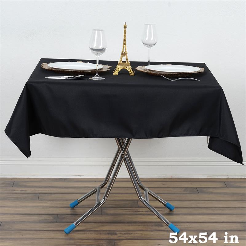 SQUARE Premium Polyester Tablecloths 54" Restaurant Catering Home Party SALE - Picture 12 of 99