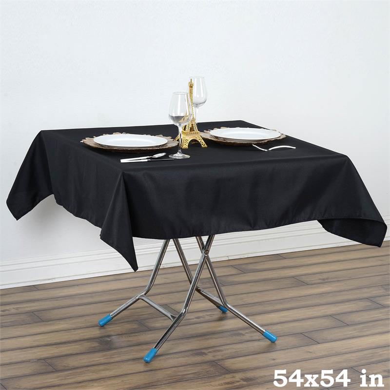 SQUARE Premium Polyester Tablecloths 54" Restaurant Catering Home Party SALE - Picture 11 of 99