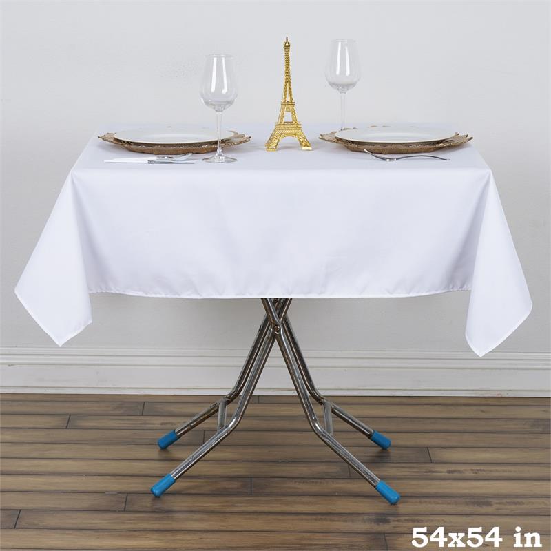 SQUARE Premium Polyester Tablecloths 54" Restaurant Catering Home Party SALE - Picture 97 of 99