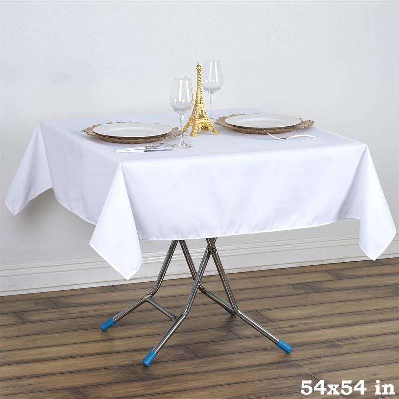 SQUARE Premium Polyester Tablecloths 54" Restaurant Catering Home Party SALE - Picture 96 of 99