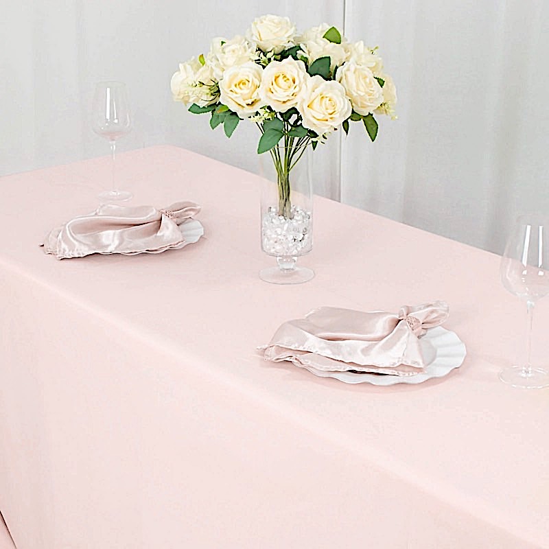 90x132-Inch RECTANGULAR High Quality Polyester Tablecloths Restaurant Catering - Picture 19 of 109