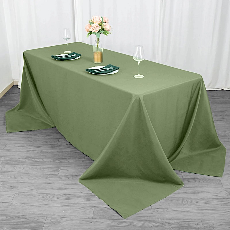 90x132-Inch RECTANGULAR High Quality Polyester Tablecloths Restaurant Catering - Picture 42 of 109