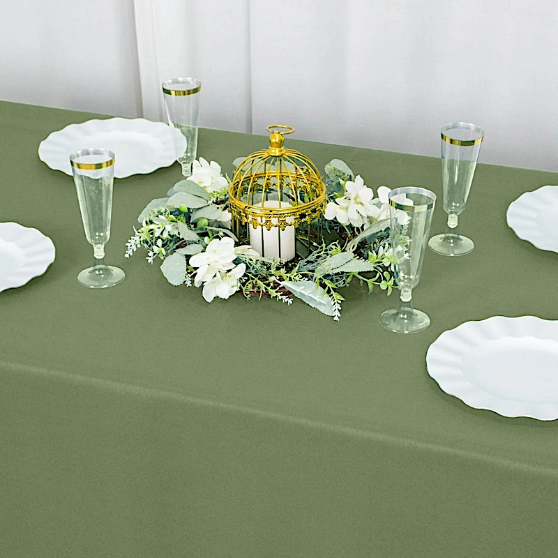 90x132-Inch RECTANGULAR High Quality Polyester Tablecloths Restaurant Catering - Picture 43 of 109