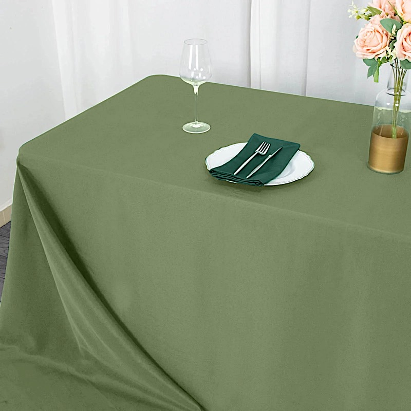 90x132-Inch RECTANGULAR High Quality Polyester Tablecloths Restaurant Catering - Picture 44 of 109