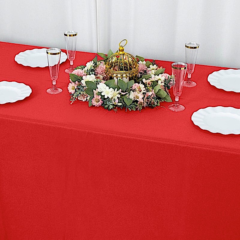 90x132-Inch RECTANGULAR High Quality Polyester Tablecloths Restaurant Catering - Picture 81 of 109