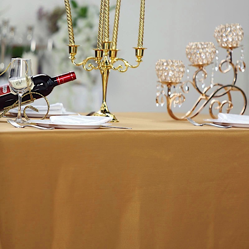 90x156-Inch RECTANGULAR Polyester Tablecloths Reception Catering Wedding Party - Picture 101 of 231
