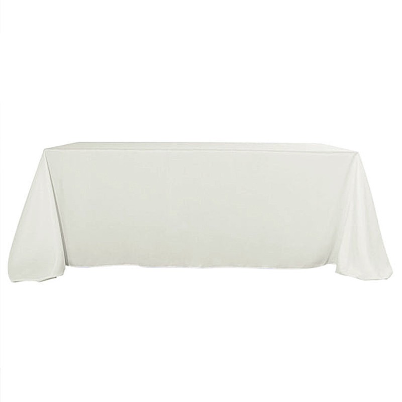 90x156-Inch RECTANGULAR Polyester Tablecloths Reception Catering Wedding Party - Picture 105 of 231