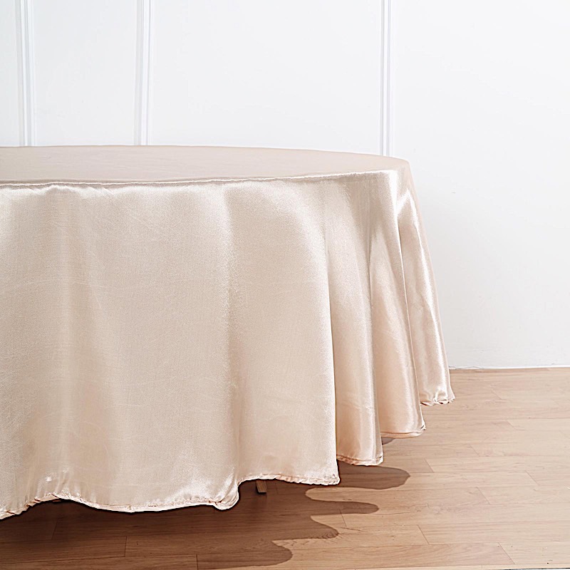 MANTEL REDONDO DE SATÉN DE 90 PULGADAS Cena Boda Fiesta Ropa de cama Decoraciones Venta - Imagen 10 de 107