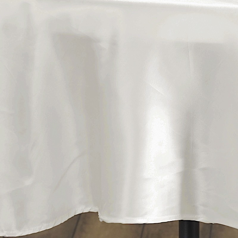 MANTEL REDONDO DE SATÉN DE 90 PULGADAS Cena Boda Fiesta Ropa de cama Decoraciones Venta - Imagen 63 de 107