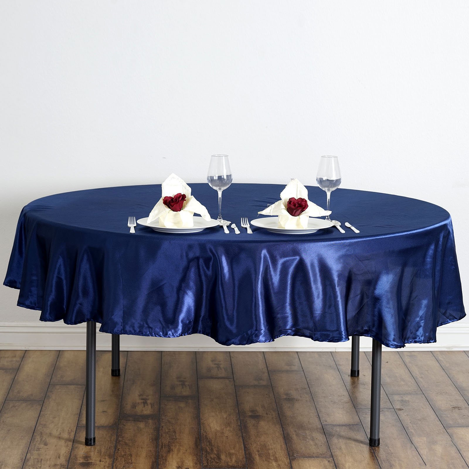 MANTEL REDONDO DE SATÉN DE 90 PULGADAS Cena Boda Fiesta Ropa de cama Decoraciones Venta - Imagen 68 de 107
