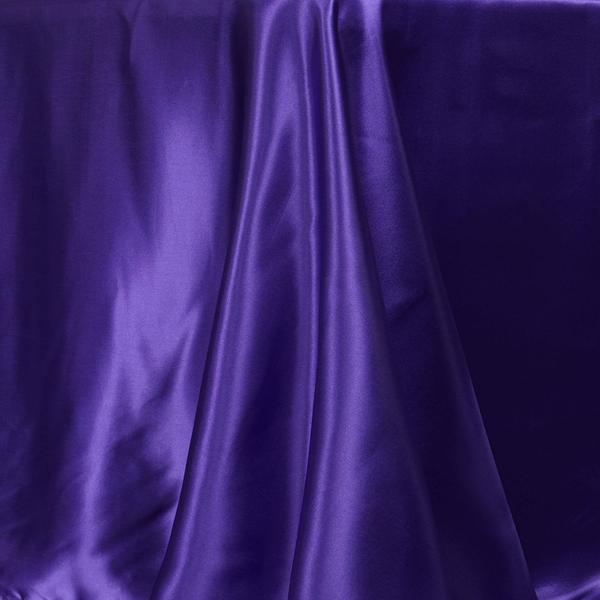 90x156-Inch RECTANGULAR SATIN TABLECLOTH Dinner Wedding Party Linens Decorations - Picture 103 of 159