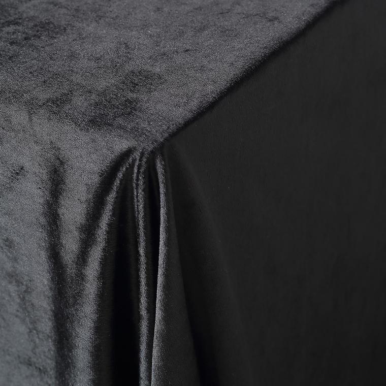 90x156-Inch Rectangular Premium Velvet Tablecloth Party Wedding Table ...