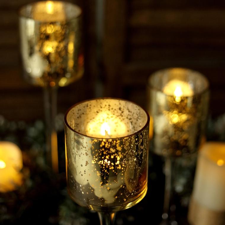Set of 3 Raised Cylinder Glass Vases Centerpieces and Candle Holders Home Party