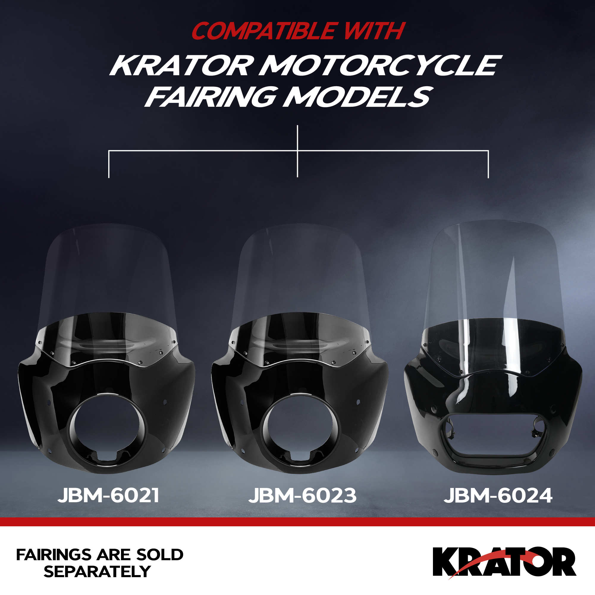 m Clear Replacement Windshield For Krator Motorcycle Fairing