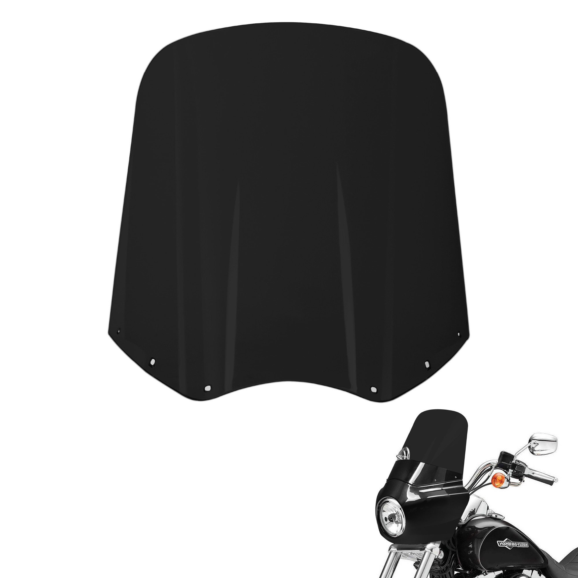 m Blackout Replacement Windshield For Krator Motorcycle Fairing