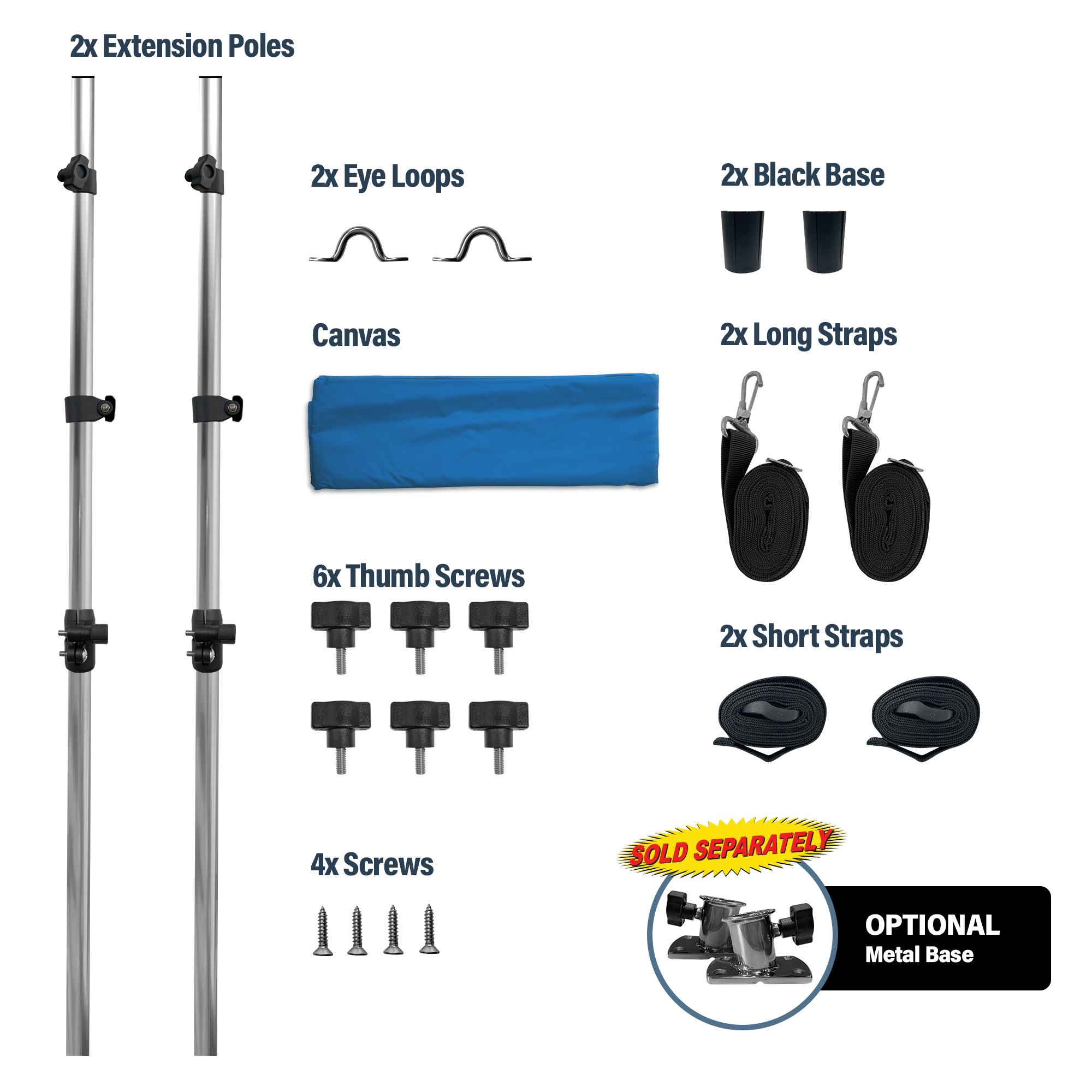 Bimini TTop Extension Sun Shade Kit (Different Sizes and Mount available) eBay