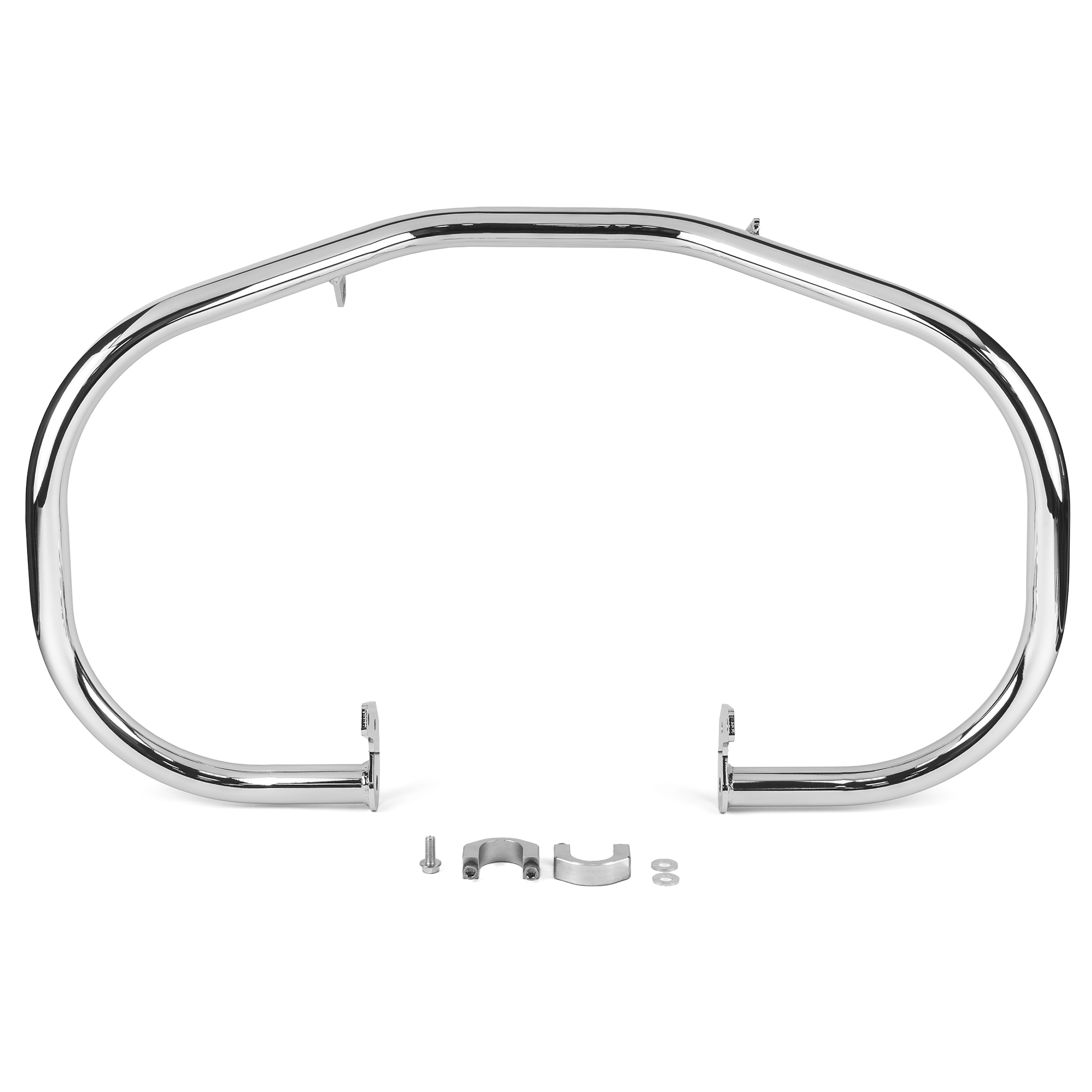 Krator Engine Guard, Chrome, Highway Crash Bar Compatible with 2004