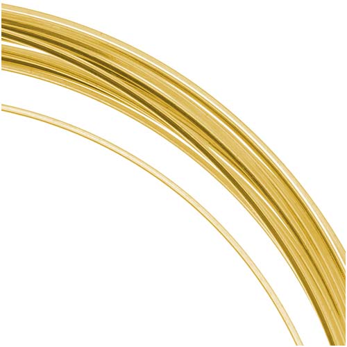 Gold Plated Copper Square Craft Bead Wire 21Ga (12Ft) 790524108817 eBay