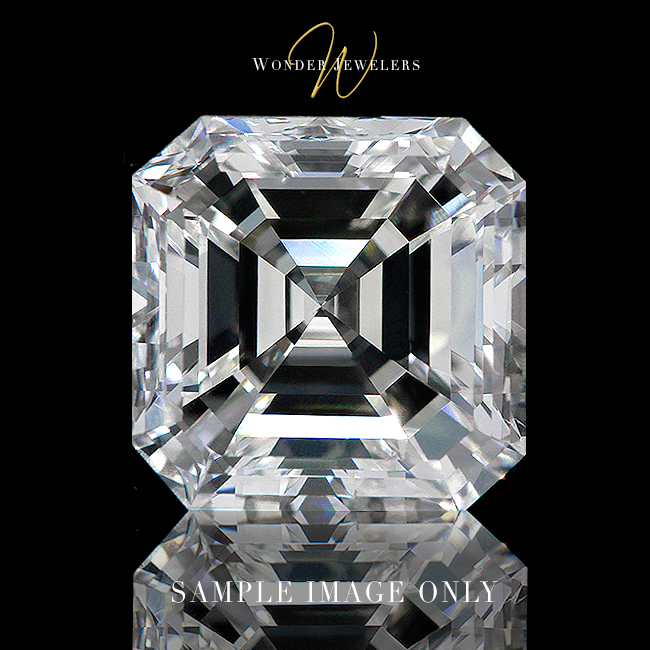 loose asscher cut diamond