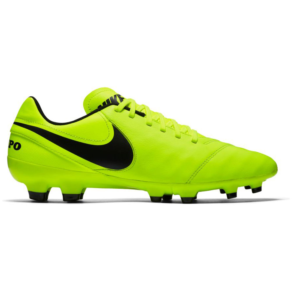 Nike Men's Tiempo Genio II Leather FG Soccer Cleat - Yellow
