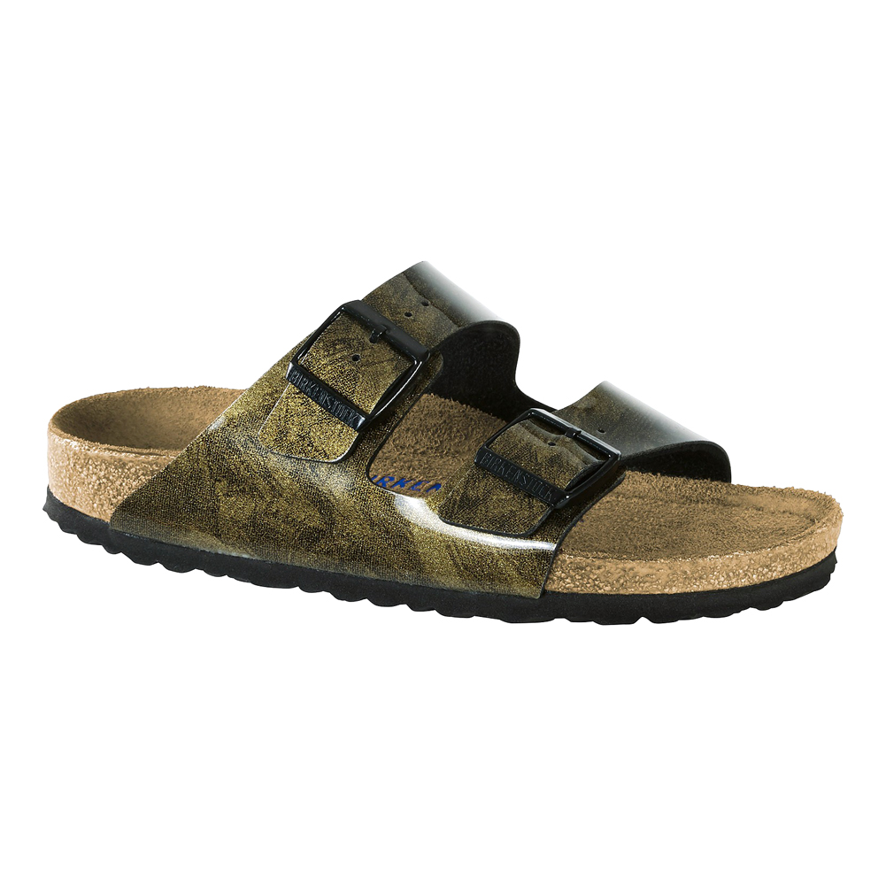 Birkenstock Women's Arizona Rivet Slide Sandal - Blue | Discount Birkenstock Ladies Sandals & More - Shoolu.com
