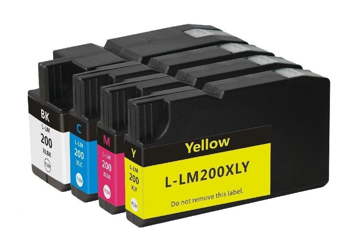 2 Black 3 Color 200XL ink Cartridge for Lexmark OfficeEdge Pro 4000 5500 5500T