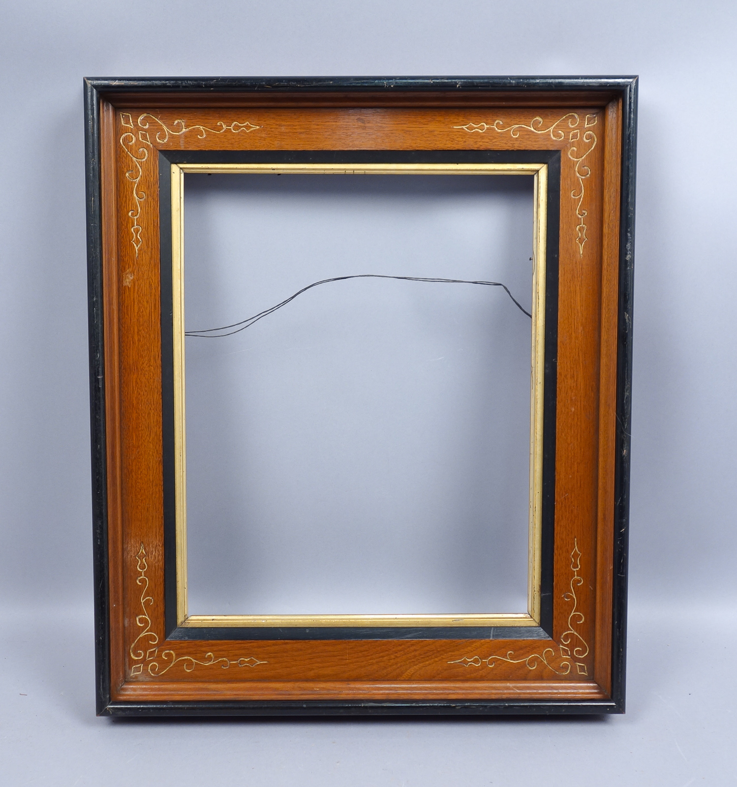 Antique Victorian 19c Gilded Carved Wood Shadow Box Frame 16" x "19 eBay
