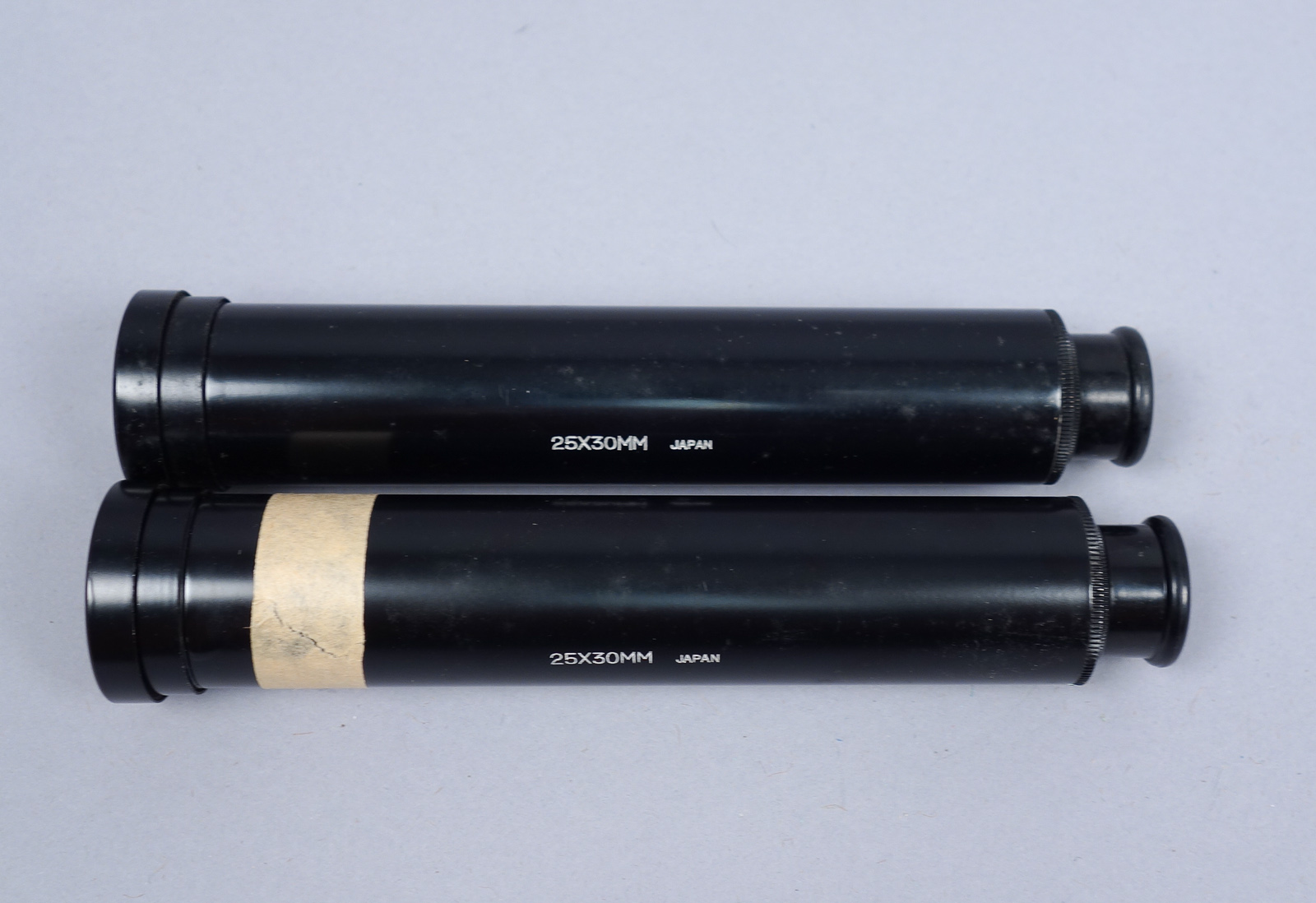 Lot 2 Vintage 1950s60s Japanese 25X30mm Telescopes In Original Boxes