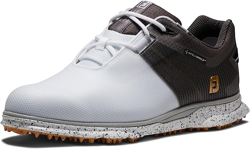 New Men's Footjoy Pro SL Sport Golf Shoes - White/Black - 53863