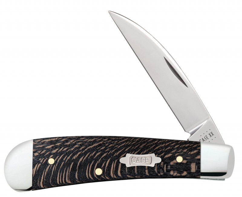 Case Knives Case xx Black Sycamore Wood Sway Back Gent Stainless Pocket