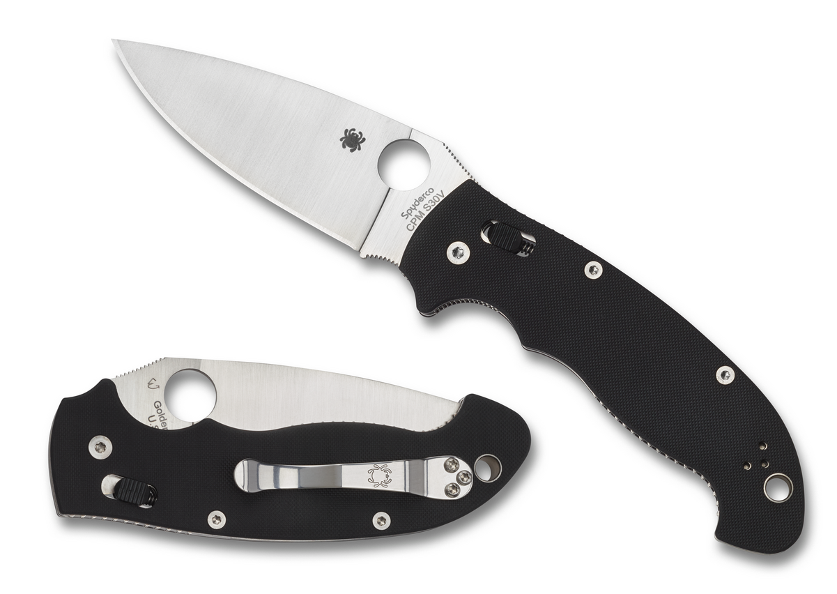 Spyderco Manix 2 XL Ball Bearing Lock Knife Black G10 S30V Stainless