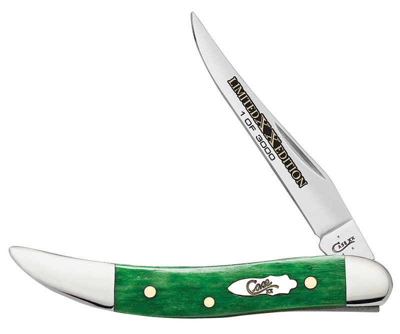 Case xx Toothpick Knife Limited Edition Bright Green Bone 1/3000