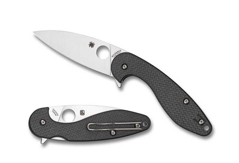 Spyderco Sliverax Liner Lock Knife Carbon Fiber & G-10 S30V Stainless C228CFP Pocket Knives