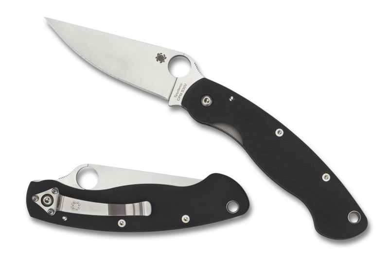 Spyderco Millie Liner Lock Knife Black G-10 & CPM-S30V Stainless C36GPE Pocket Knives