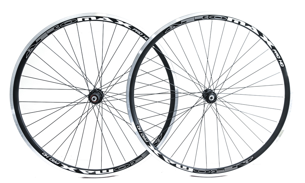 AEROMAX 700c Road Comp Black Road Bike Wheelset Clincher Shimano//SRAM 7-10s NEW
