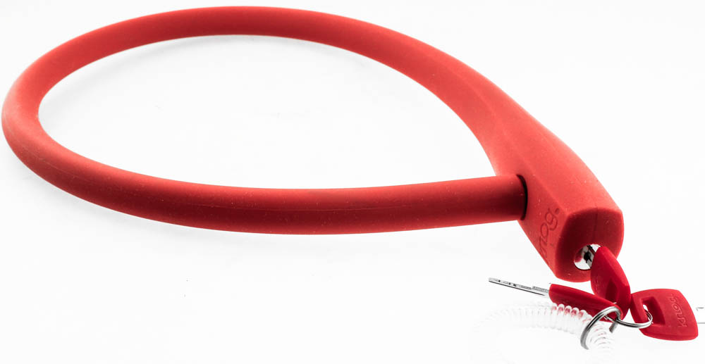 KNOG KABANA 740mm Cable Bike Lock With Bracket Purple Keyed QR Mount NEW