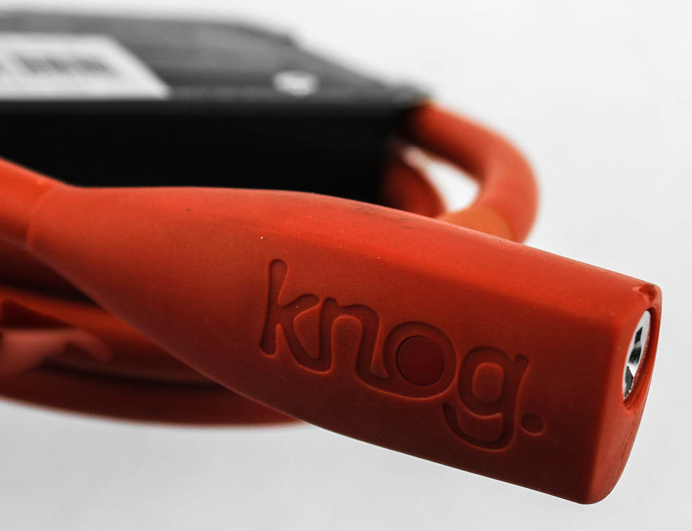 Knog Party Coil 1300mm Coiled Cable Bike Lock 10mm Braided Steel Indigo NEW